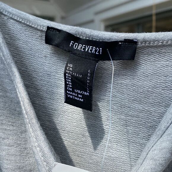 Forever 21 heather gray romper - Picture 4 of 10